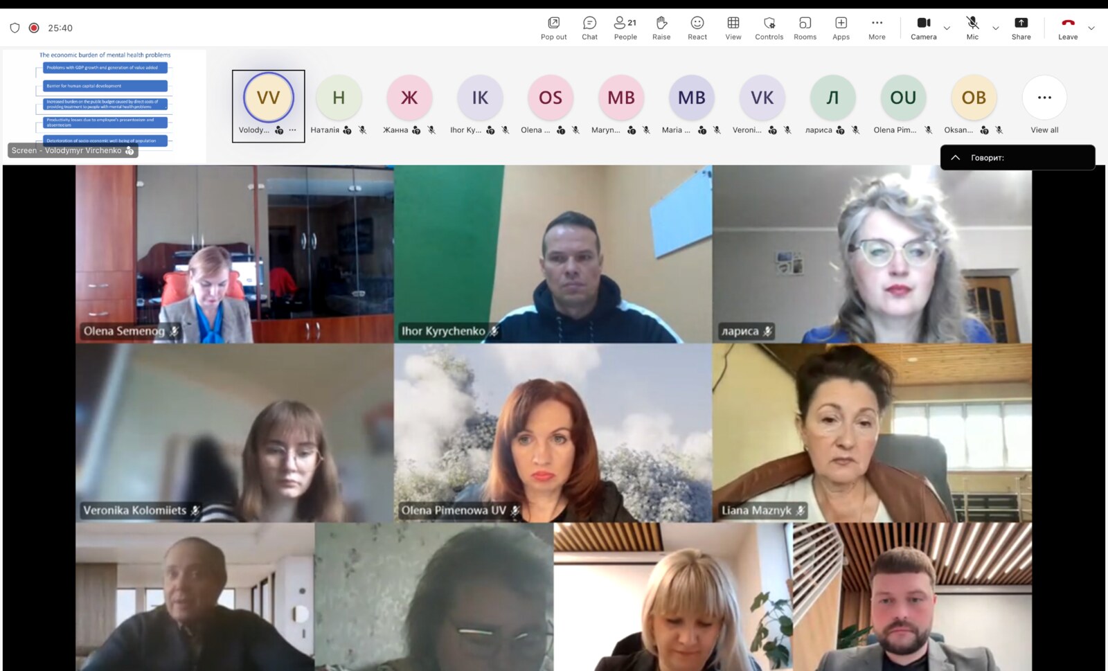 Participants in an online plenary session of the ROAD2EU Conference 2026